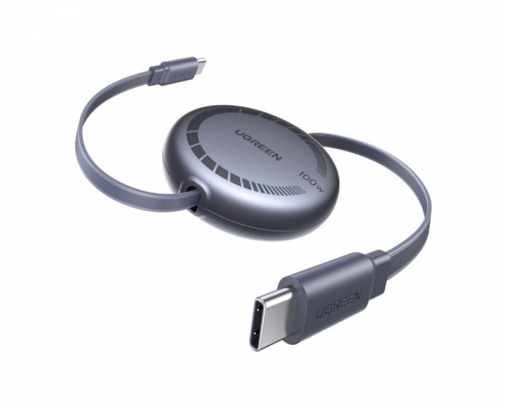 UGREEN USB-C to USB-C PD Fast Charging Retractable Cable 100W Max 1m