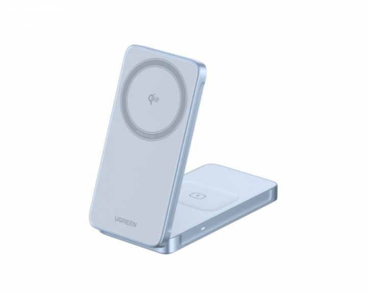 UGREEN MagFlow Qi2.2 25W 2-in-1 Flat Pad Magnetic Wireless Charger