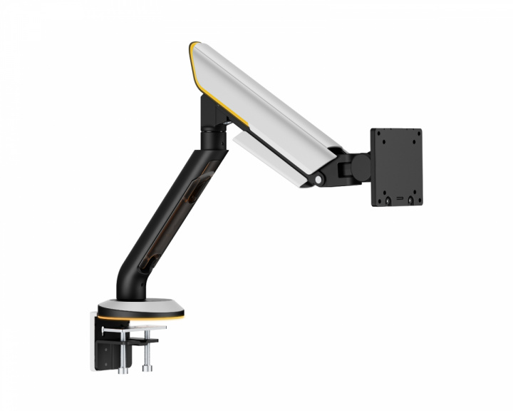MaxMount Titan Heavy-Duty Monitor Arm 27kg RGB - 24″-57″ - 1 Monitor