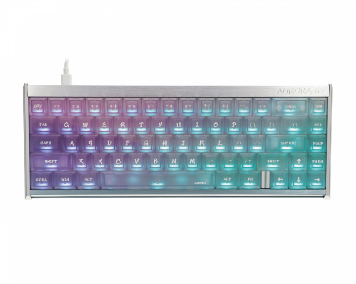  Aurora 65 HE Keyboard - Silver/Blue