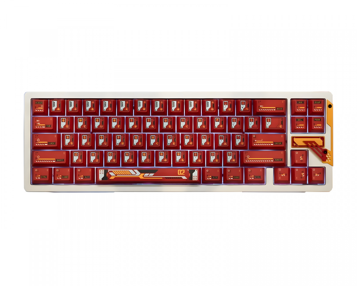 Chilkey Slice68 HE Gaming Keyboard - Red - MaxGaming.com