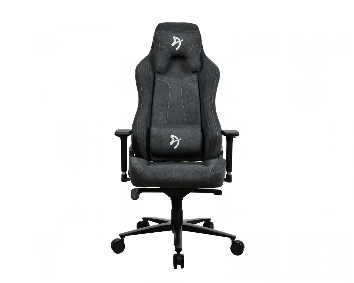 Arozzi Vernazza Soft Fabric Gaming Chair - Dark Grey - MaxGaming.com