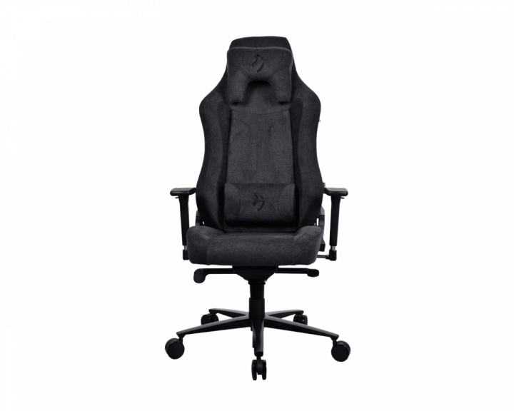  Vernazza Soft Fabric Gaming Chair - Pure Black
