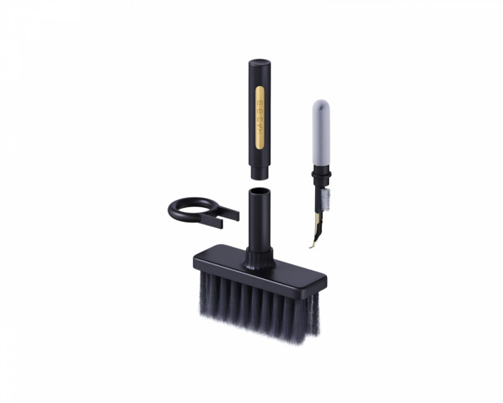 Hagibis Multifunctional Cleaning Brush – Black