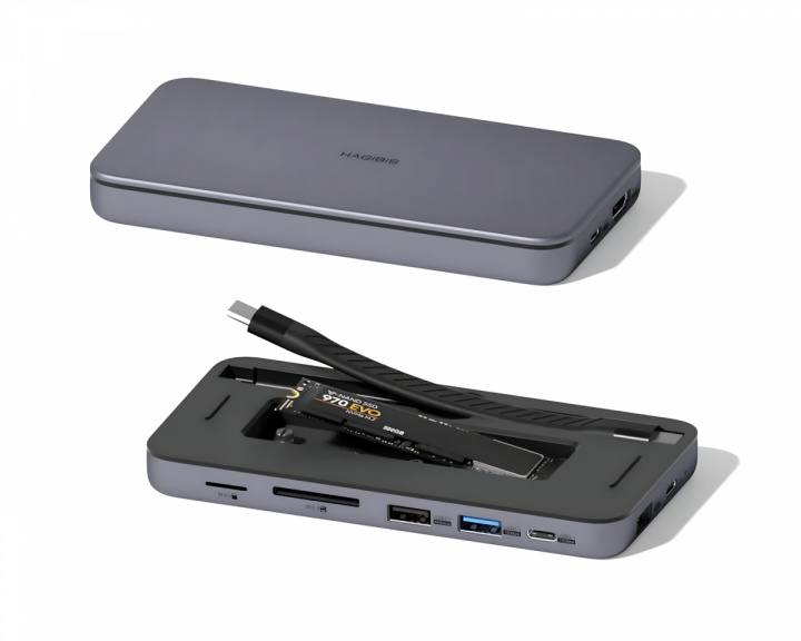 Hagibis USB C Hub with Hard Drive Enclosure MC15