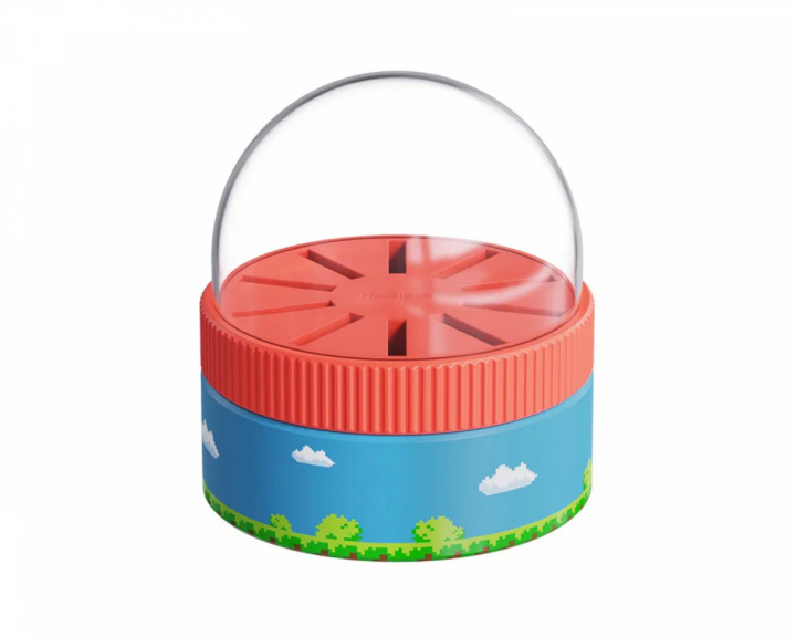 Hagibis Rotating Game Card Case for Nintendo Switch – Red/Blue