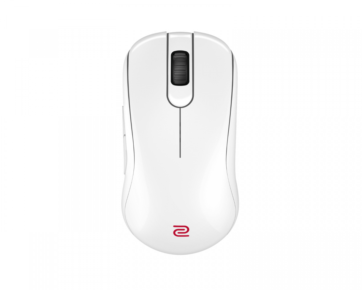 zowie　s2-dw grossy white ZOWIE by BenQ S2-DW 4K Wireless Gaming Mouse - Glossy Edition