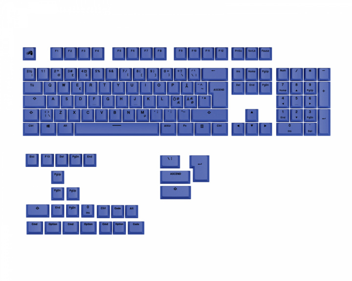  Mana Blue (NORDIC) Basics Keycaps