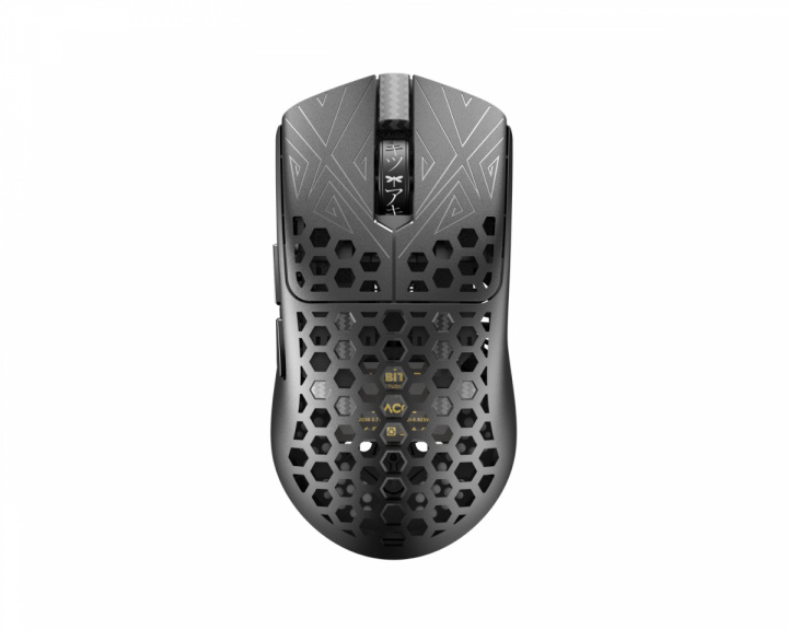  AKITSU Medium Carbon Fiber Wireless Gaming Mouse - Black