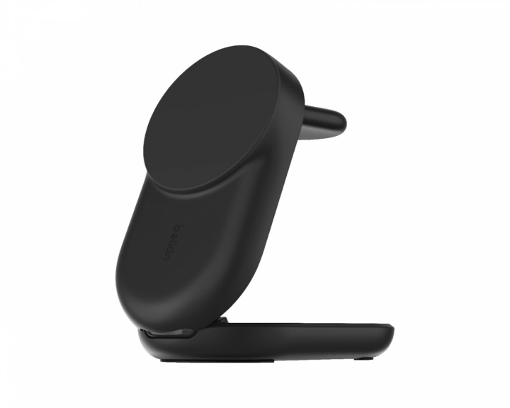 Belkin UltraCharge 25w Qi2 3in1 Magnetic Charger, EU, Black, Round