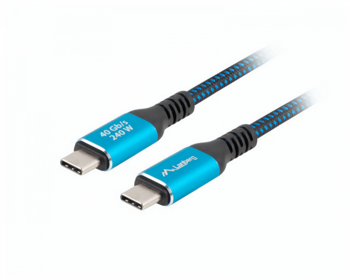 Lanberg USB-C 4.0 to USB-C Cable 240W 8K 60HZ - 1.5 Meter