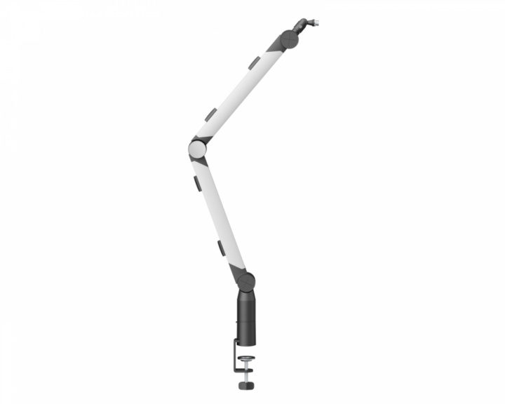  Aluminum Dynamic RGB Microphone Boom Arm - White