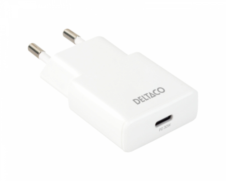  30W USB-C Wall Charger - Slim White