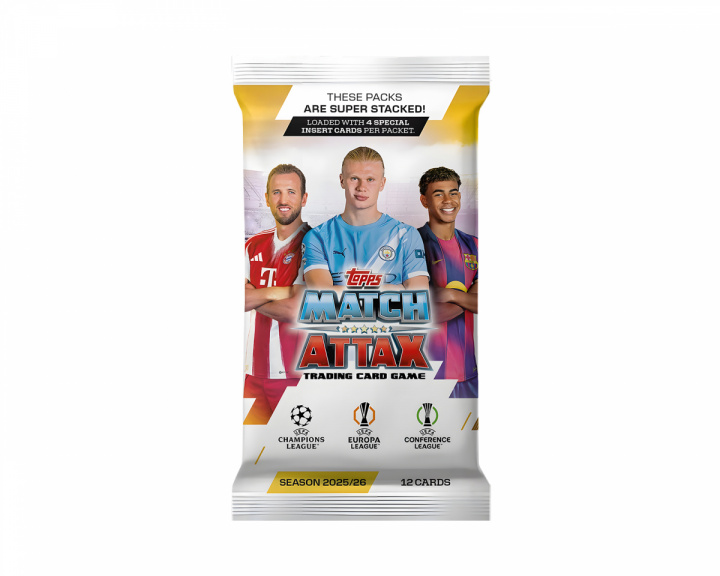  Match Attax Cards UCL 25/26 Booster - Football Cards