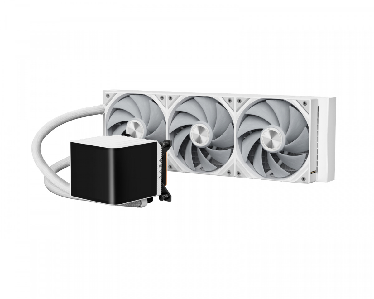 TRYX Panorama Upgraded 360 Liquid Cooler - White - MaxGaming.com