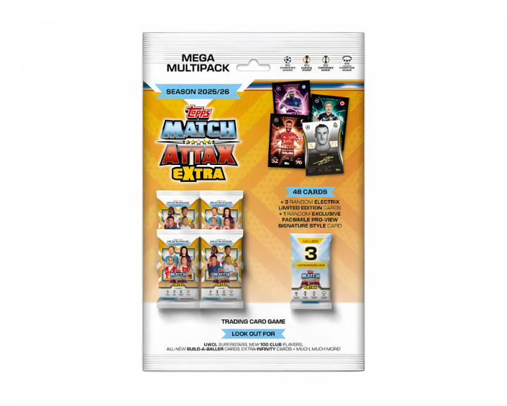 Topps Match Attax Champions League 25/26 Mega Extra Multipack - Football Cards