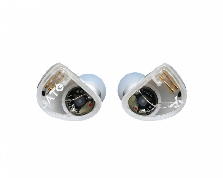  Gate IEM Headphones with 3.5 mm mic - White
