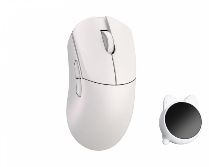  Huan Stainless Magnesium Alloy Wireless Gaming Mouse - White