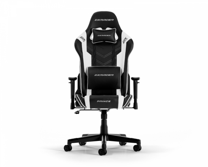 DXRacer PRINCE L Black & White PVC Leather