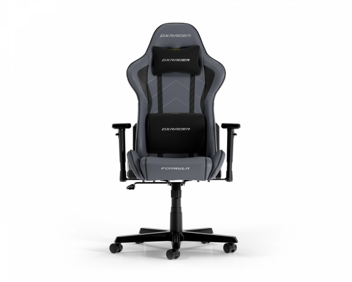 DXRacer FORMULA L Grey & Black PVC Leather