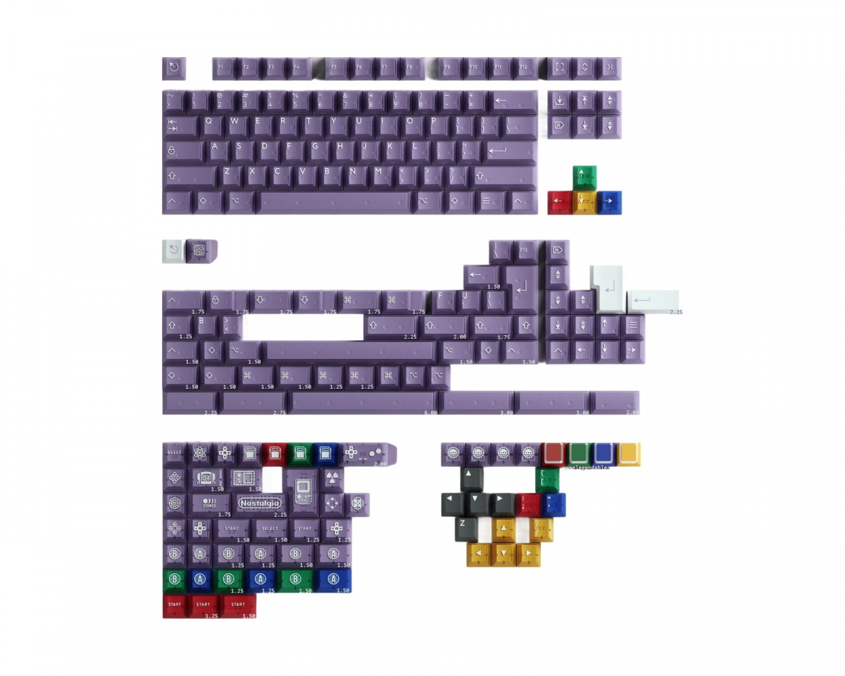 KBDfans PBTfans Atomic Purple R2 - Base kit - MaxGaming.com