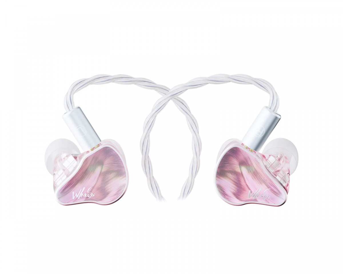 WLMouse Huan IEM Headphones - Pink - MaxGaming.com