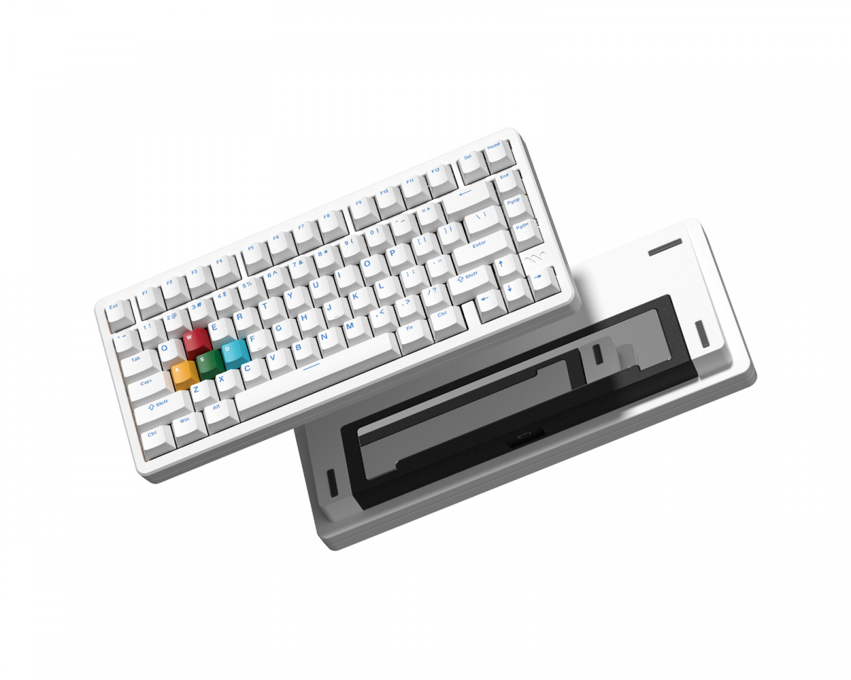 Womier Keyboard SK75 TMR/HE Wireless Keyboard - White - MaxGaming.com