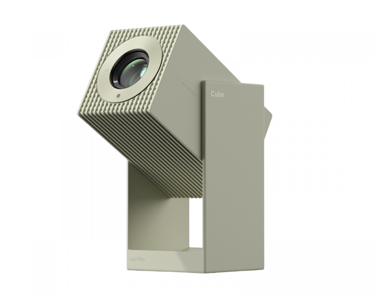 Wanbo Cube 2 Pro サーガグリーンプロジェクター本体 Wanbo Cube 2 Pro - Smart Projector - 500 ANSI, 1080, Google TV