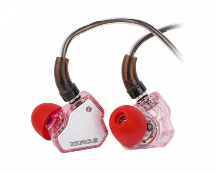  Zero 2 IEM Headphones with Mic - 3.5mm - Pink