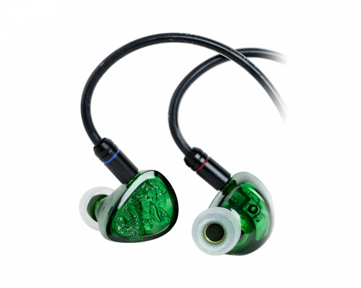  Wan'er S.G 2 IEM Headphones with Mic - 3.5mm - Jade Dragon