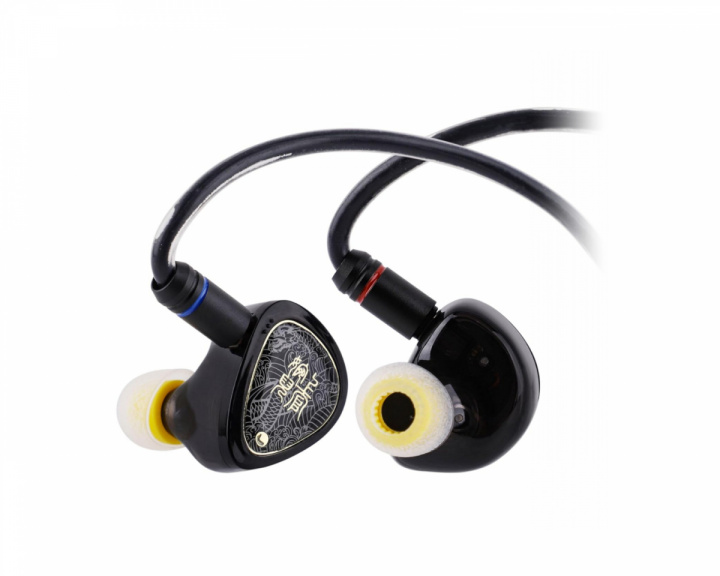 Tangzu Wan'er S.G 2 IEM Headphones with Mic- 3.5mm - Clear Black