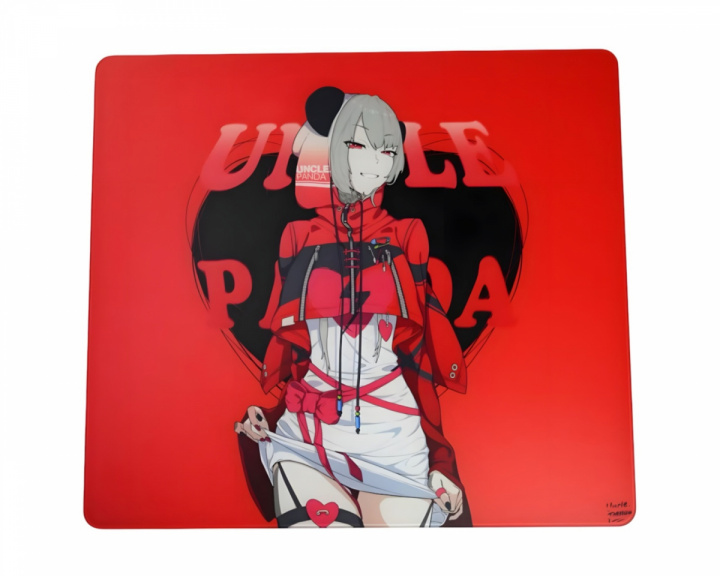  Red Glass Mousepad