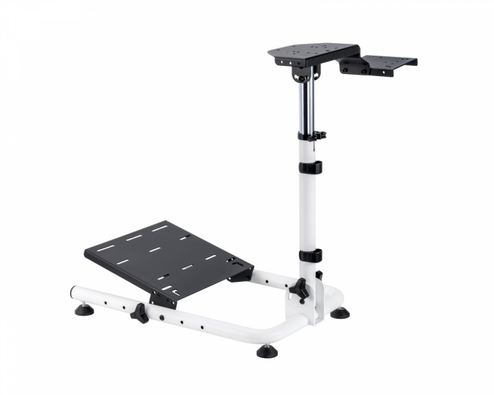  Racing Simulator Wheel Stand with Gear Shifter - LRS11 - White