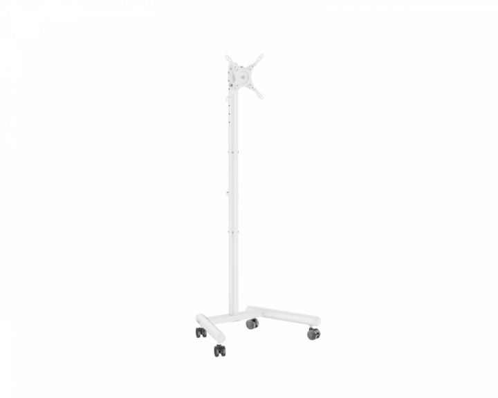  Compact TV Stand with Wheels 13”-50” - White