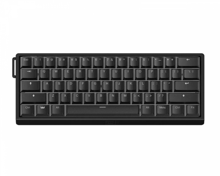  60HE V2 Keyboard - ANSI Non Split - Black Aluminum