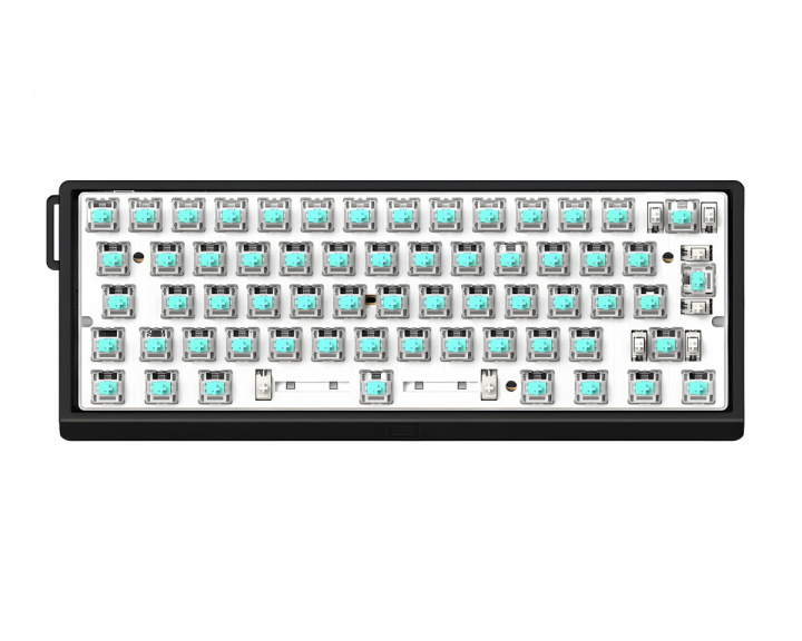  60HE V2 Keyboard - ISO Non Split Spacebar - Black Aluminum