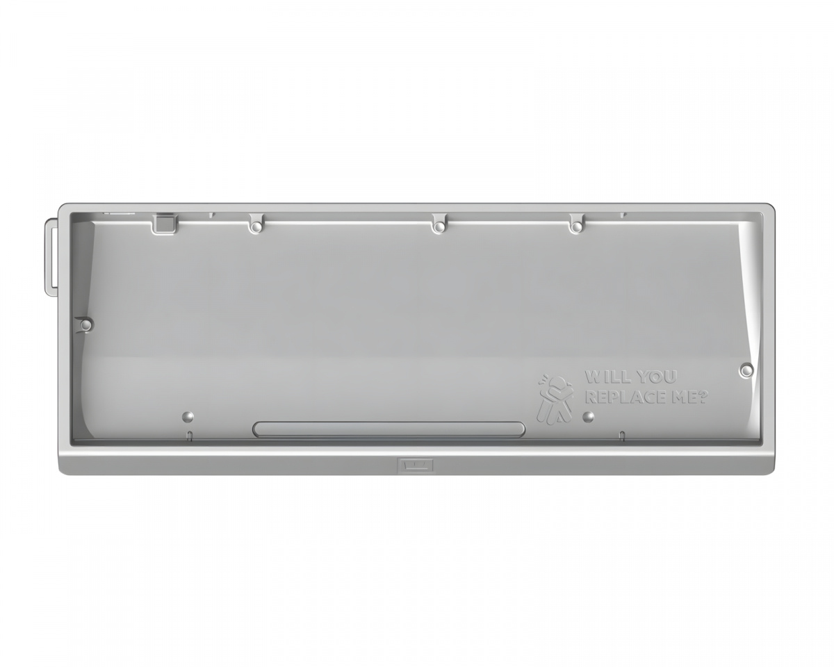 Wooting 60HE v2 Aluminum Case - Bright Silver - MaxGaming.com