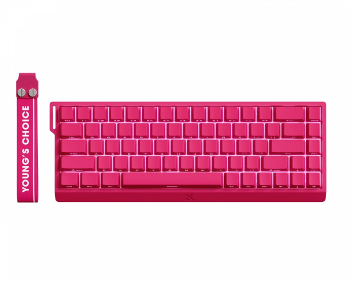  Ace 68 E-Sport ANSI Magnetic Switch Keyboard - Rose Red
