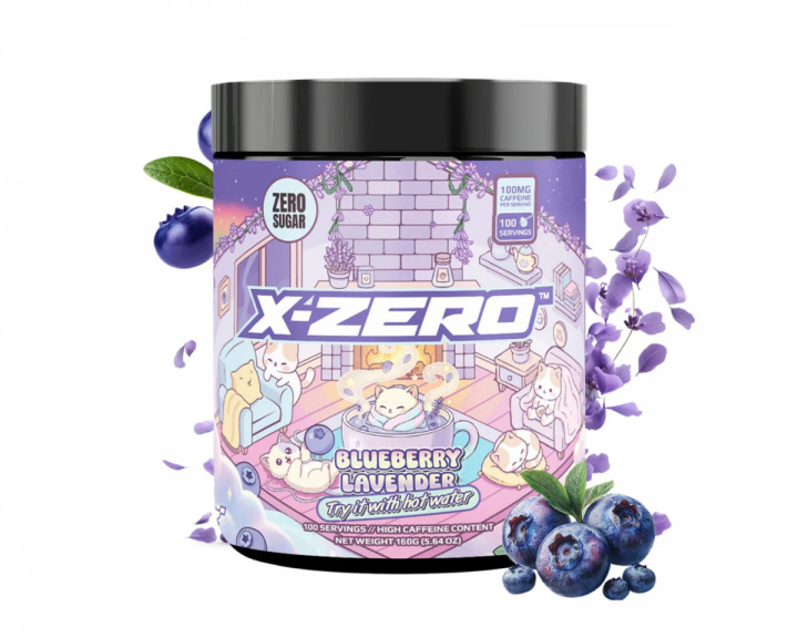 X-Gamer X-Zero Blueberry Lavender - 100 Servings