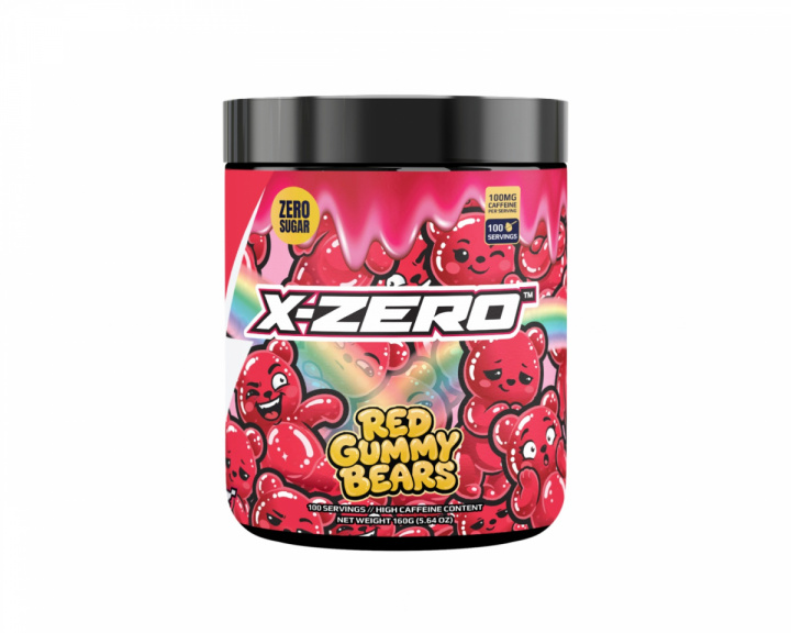  X-Zero Red Gummy Bears - 100 Servings
