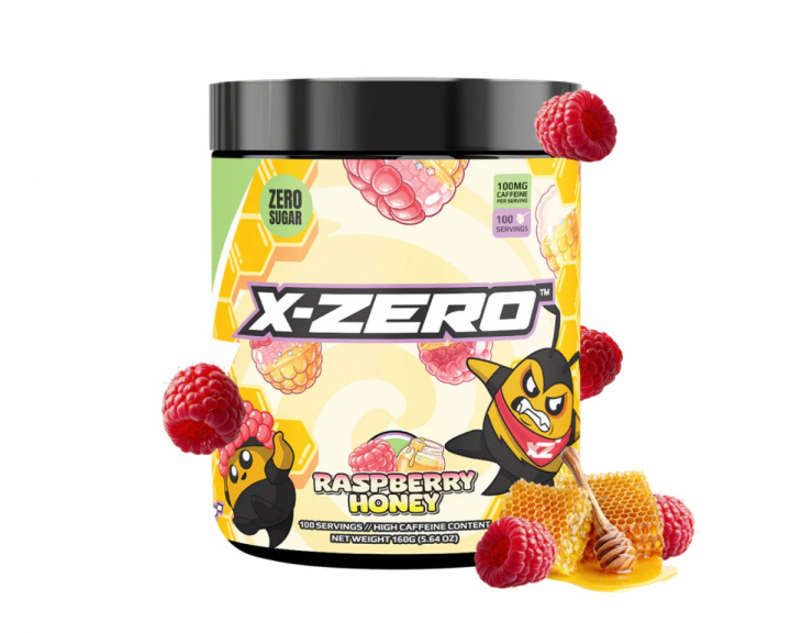 X-Gamer X-Zero Raspberry Honey - 100 Servings