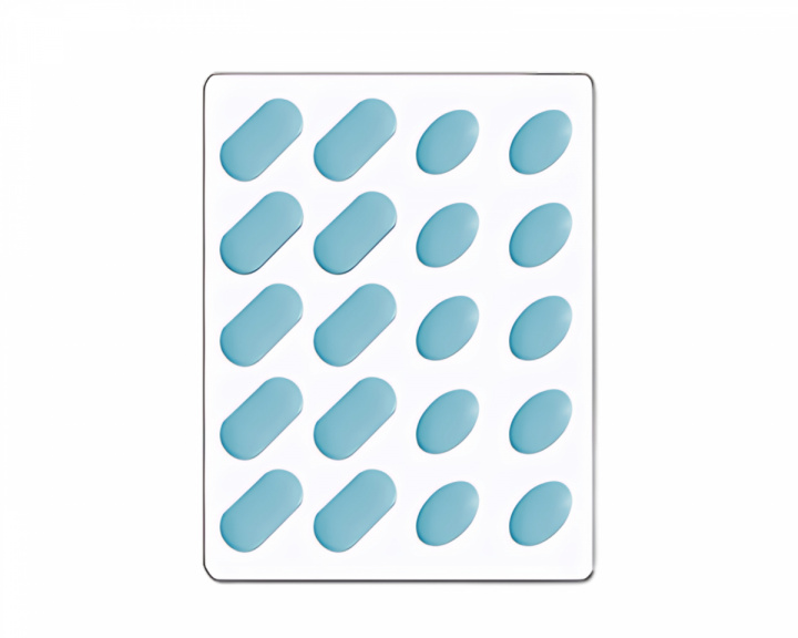  Capsule Cyan - Universal skates - 40 pcs