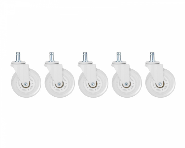  Wheels for Chair 3″ Universal - White