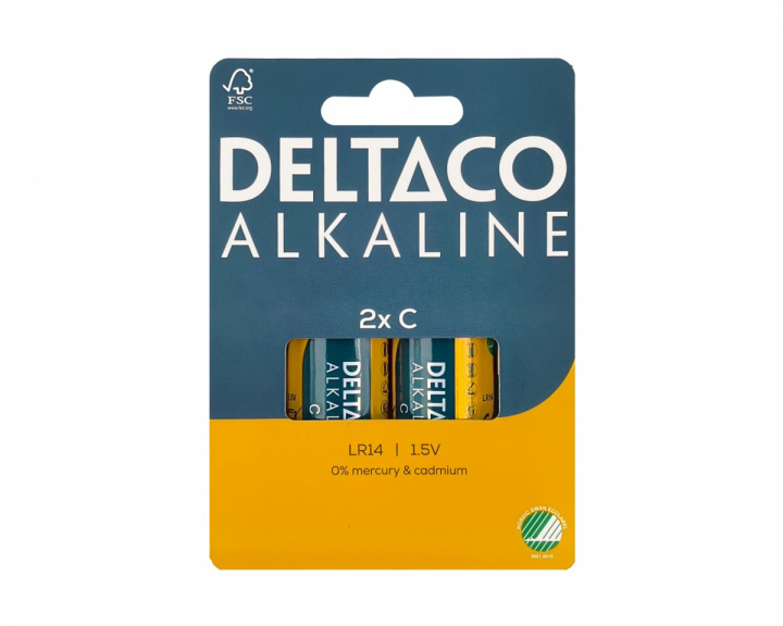  C/LR14 Alkaline battery 2-pack