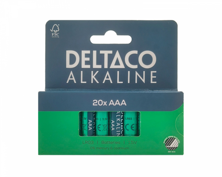  AAA alkaline battery 20-pack