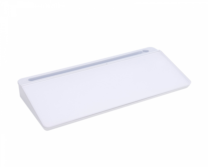  Glass Desktop Whiteboard with Stand 40 cm - White