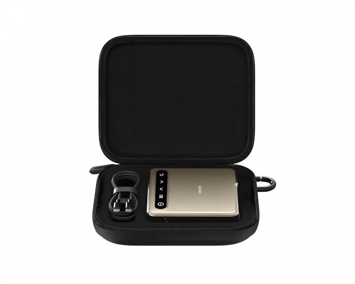  Zip Tri-Fold Portable Mini  Projector Set - Gold