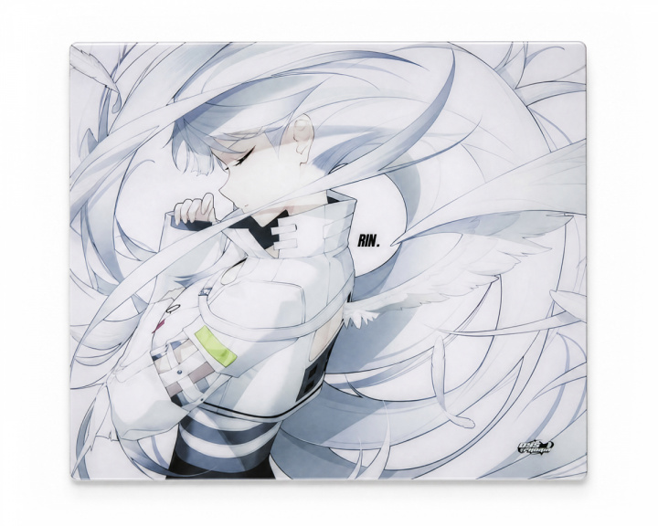 Dysphoria RIN White - Glass Mousepad