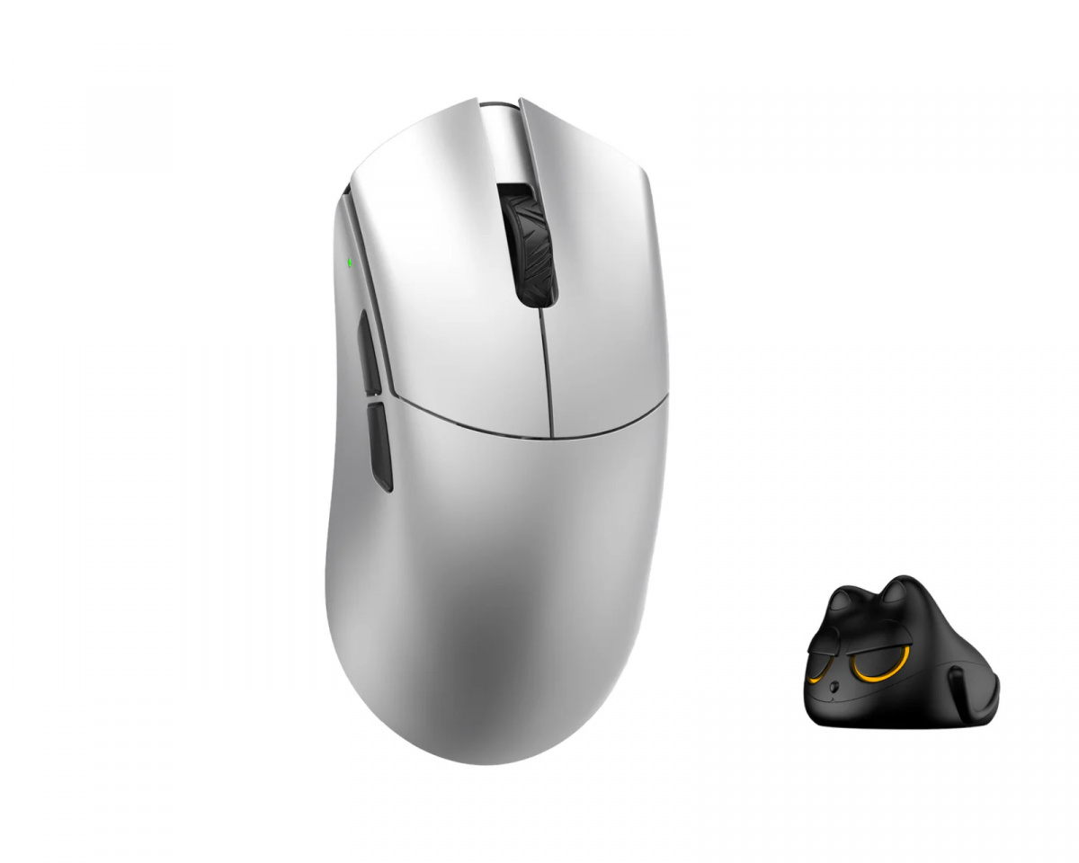 WLMOUSE BEAST G midiumシルバーwlmouse beast WLMouse Beast G Wireless Gaming Mouse - Silver - MaxGaming.com