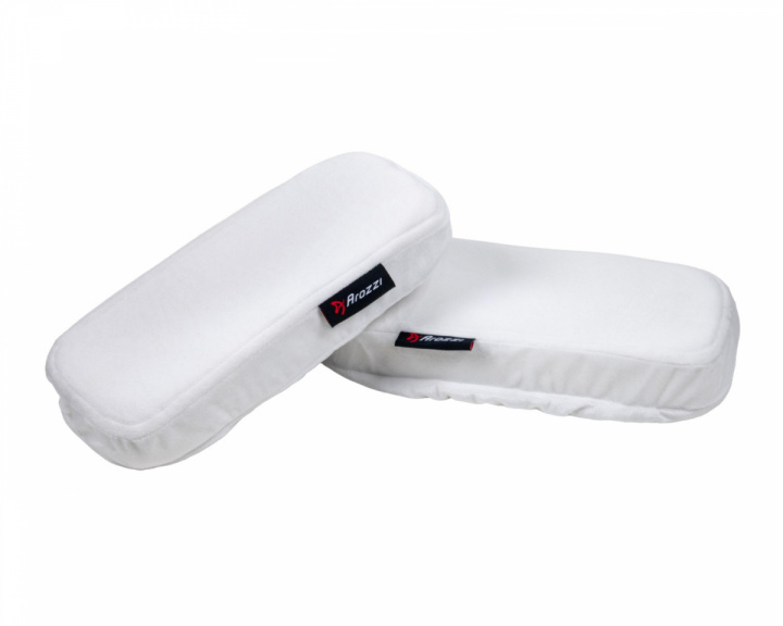  Memory Foam Armrest Pads - White